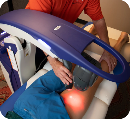 Physical therapy treatment session